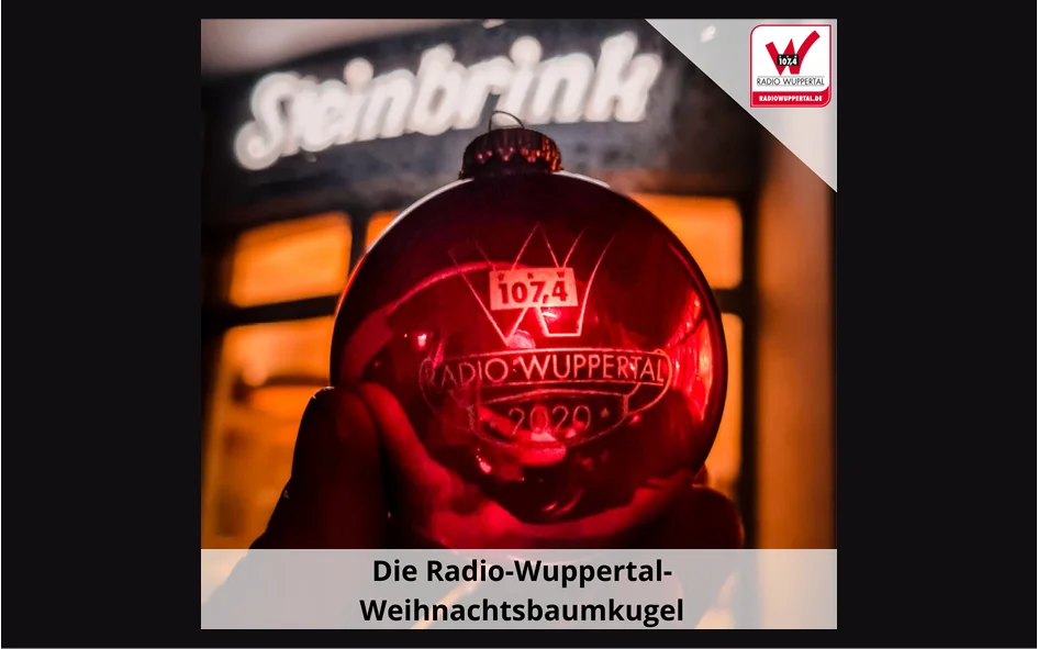 Weihnachtsbaumkugeln von Radio Wuppertal