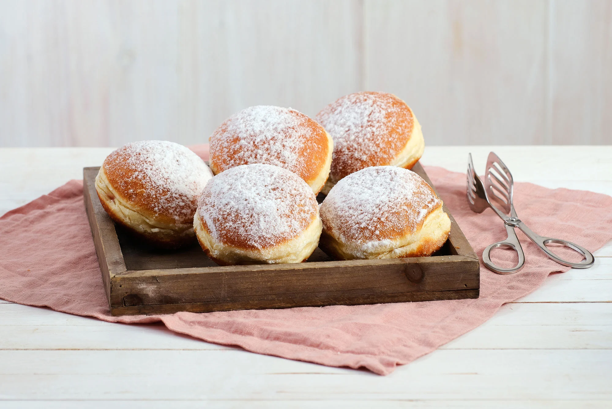 Berliner Ballen gezuckert