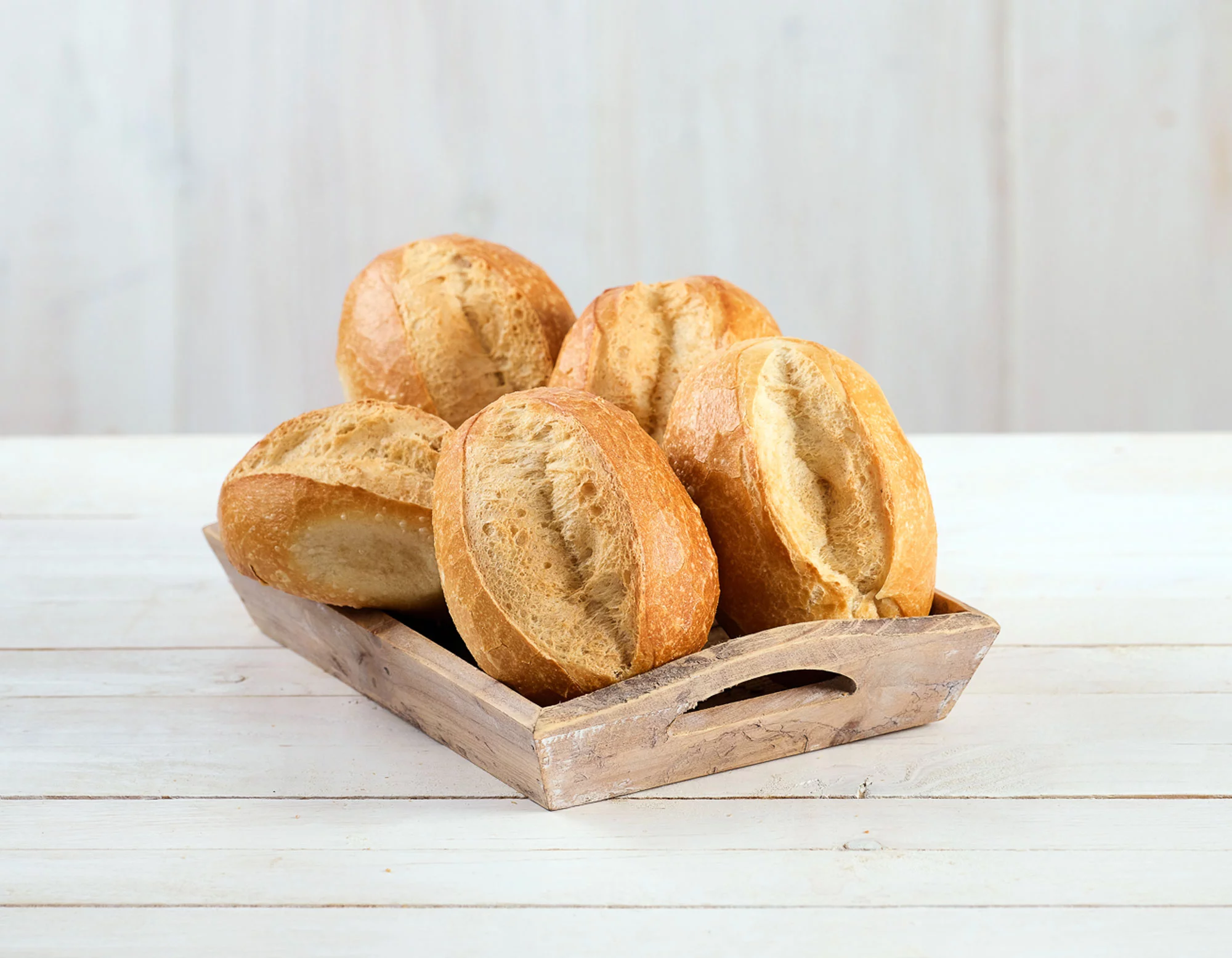 Ofenfrische Weizen Brötchen